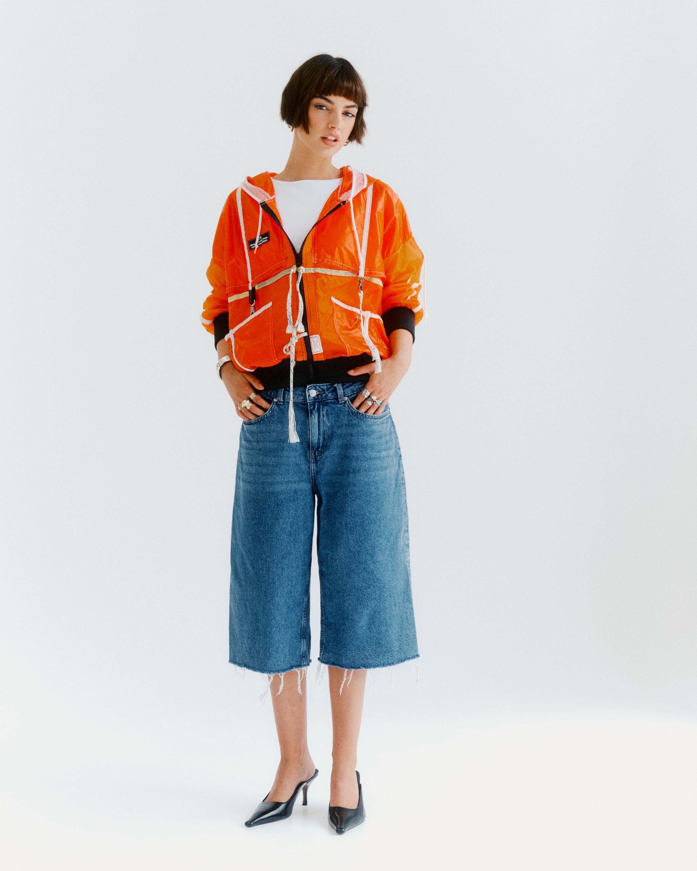 Orange Parachute Jacket