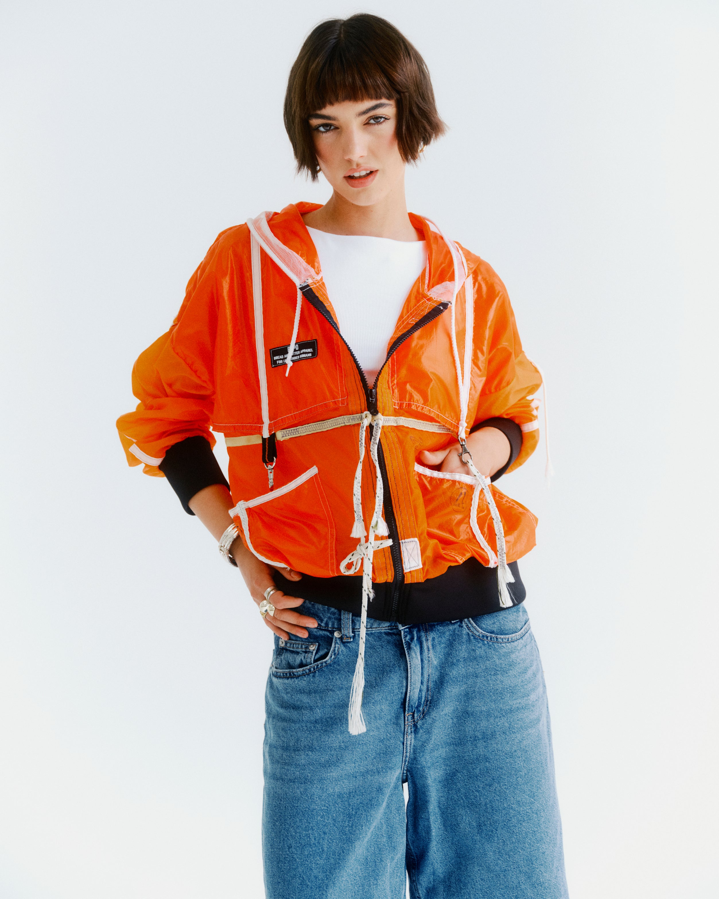 Orange Parachute Jacket