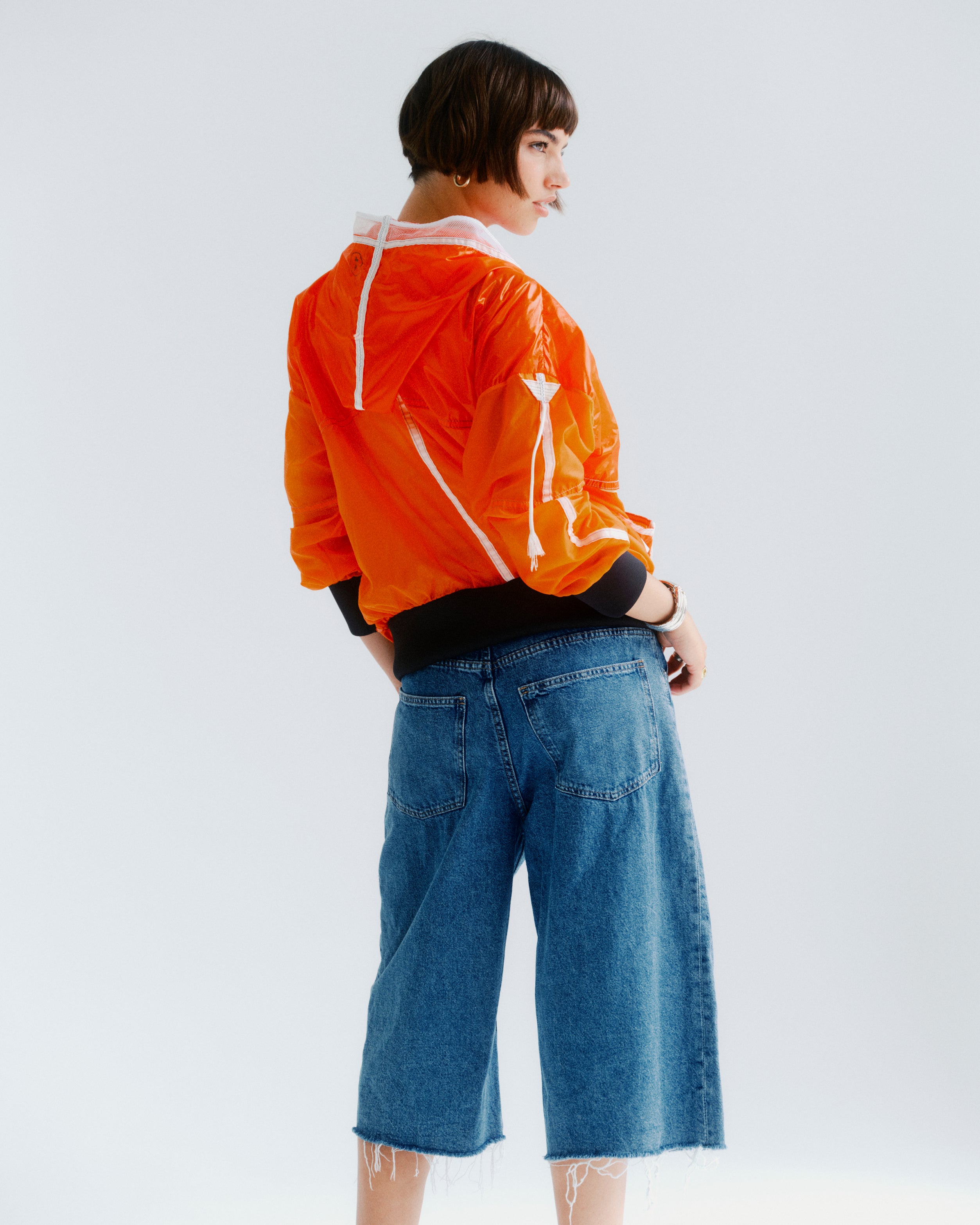 Orange Parachute Jacket