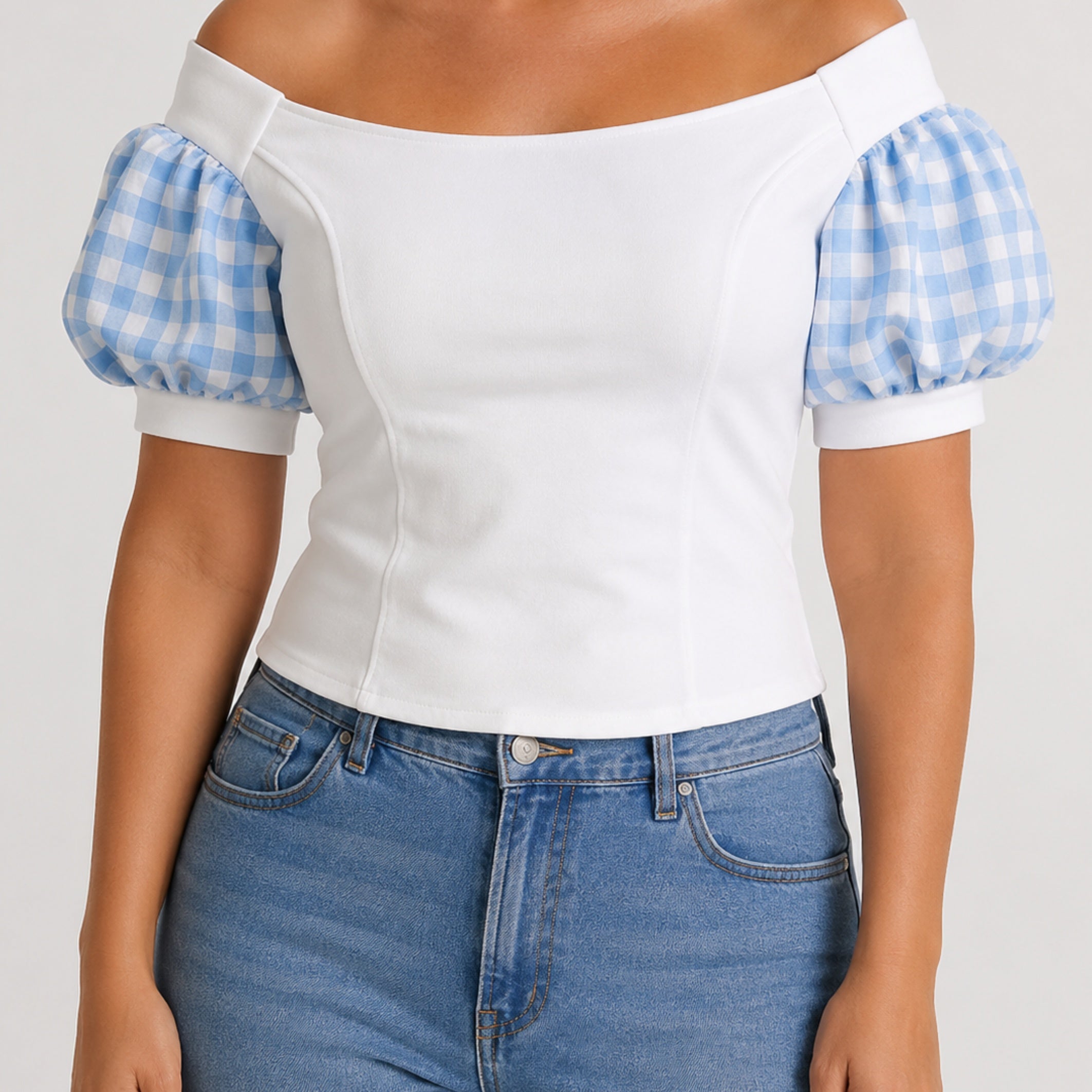 gingham top
