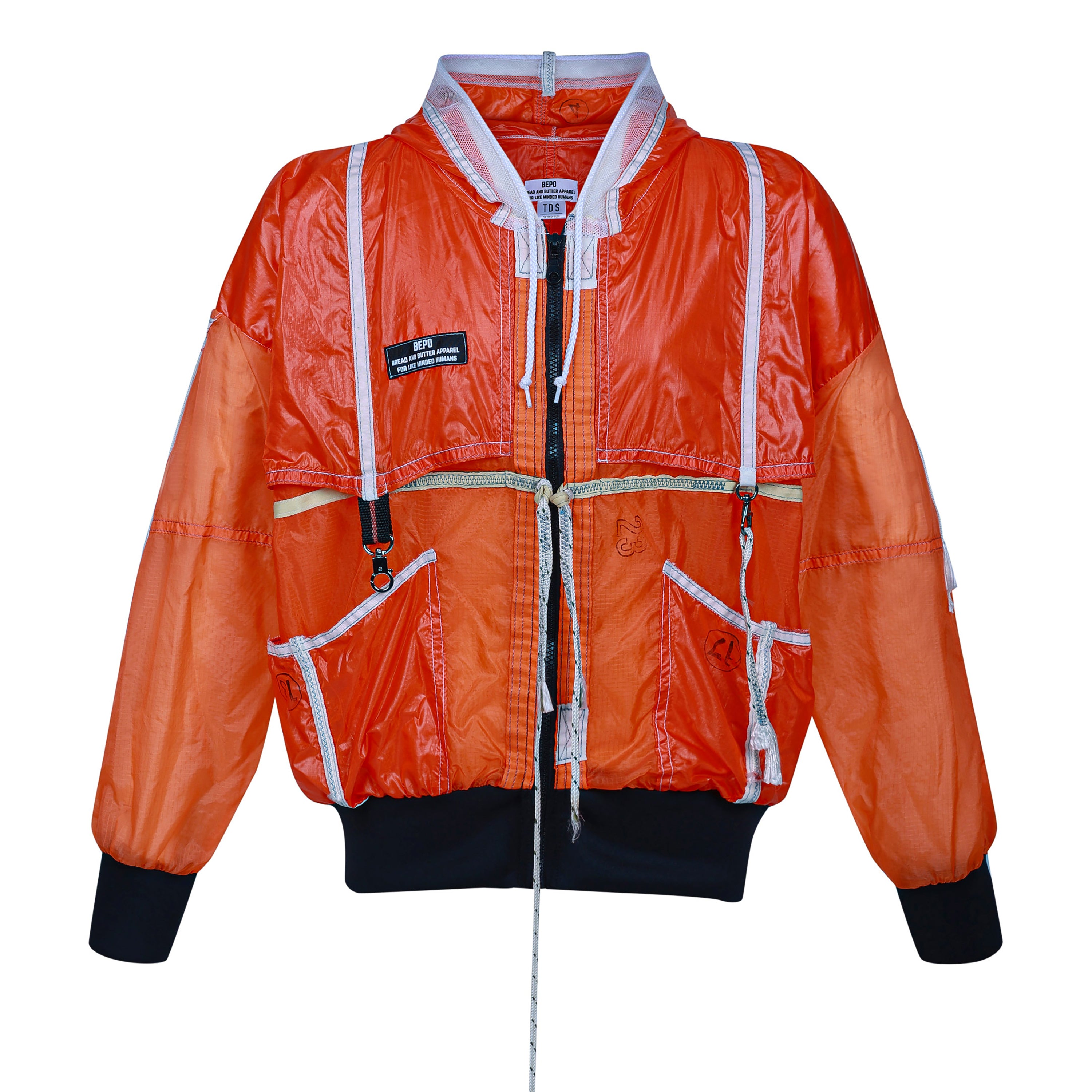 Orange Parachute Jacket
