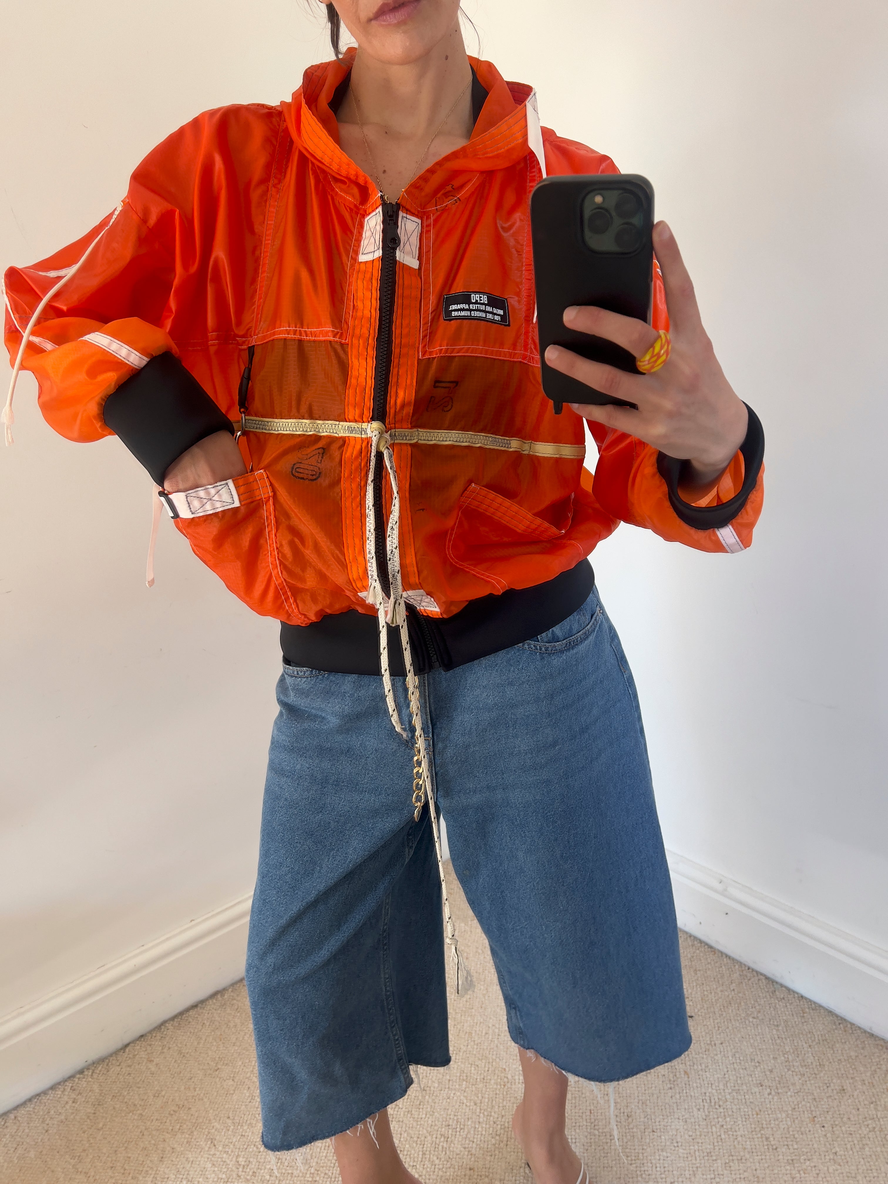 Orange Parachute Jacket