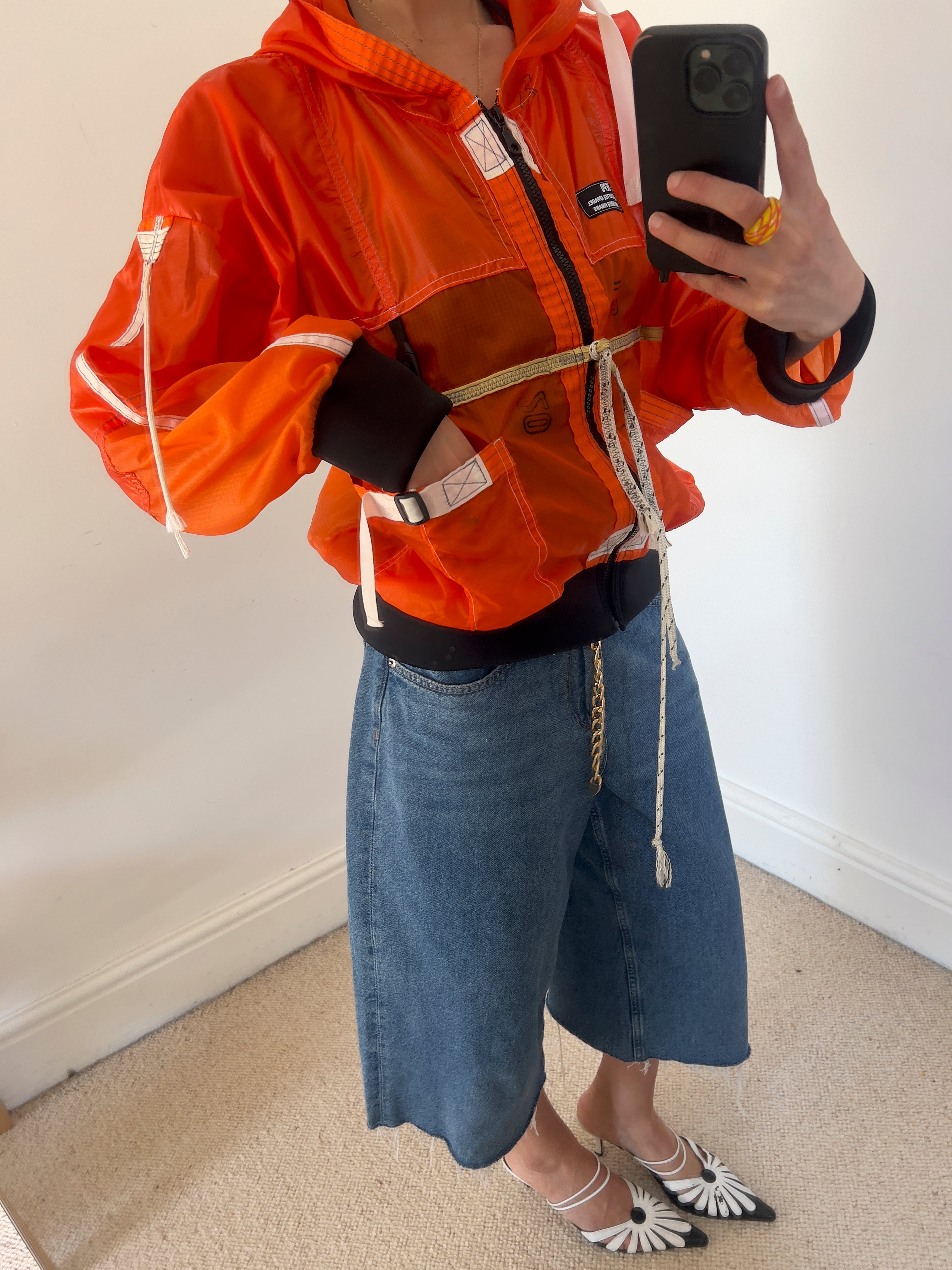 Orange Parachute Jacket