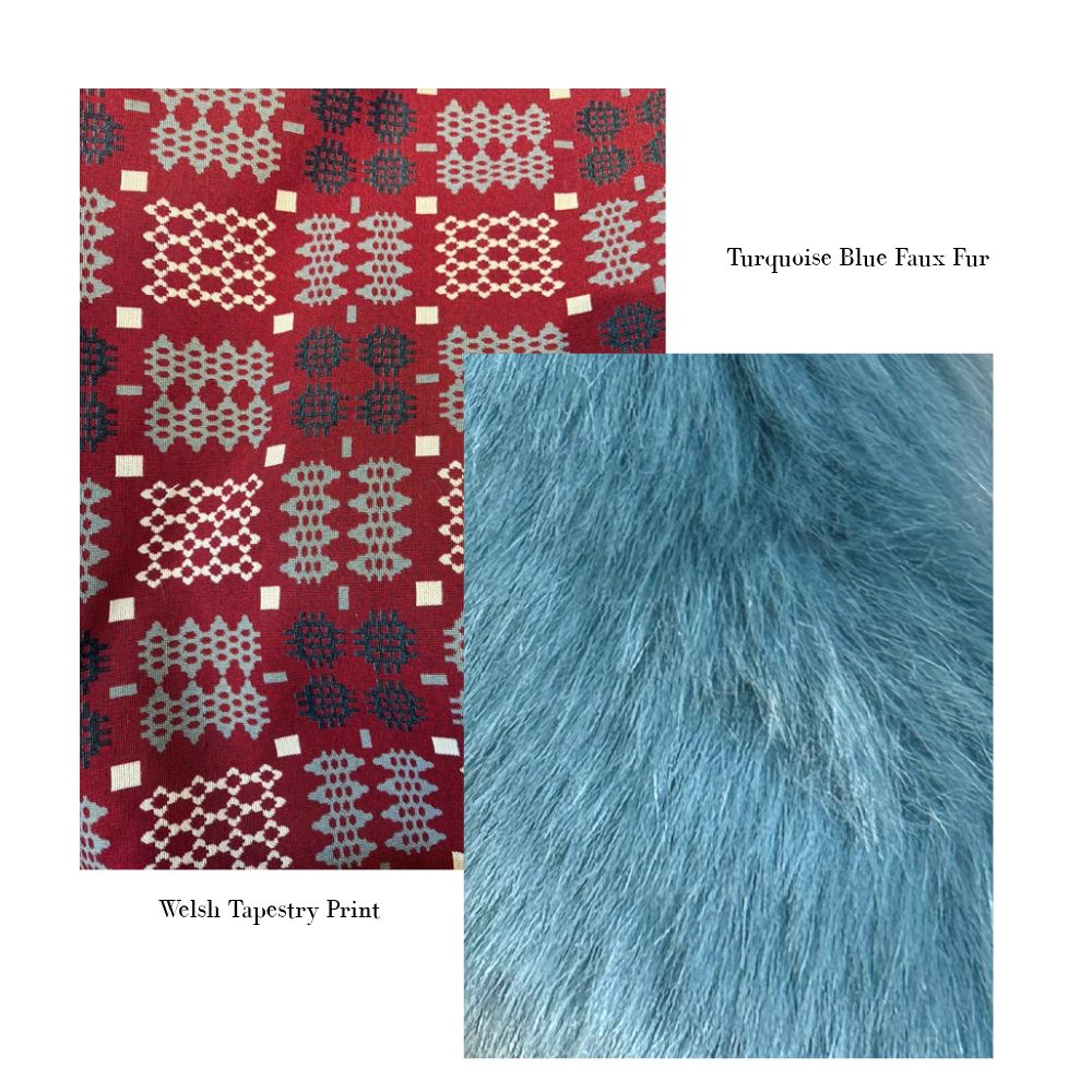 TEAL WELSH TAPESTRY