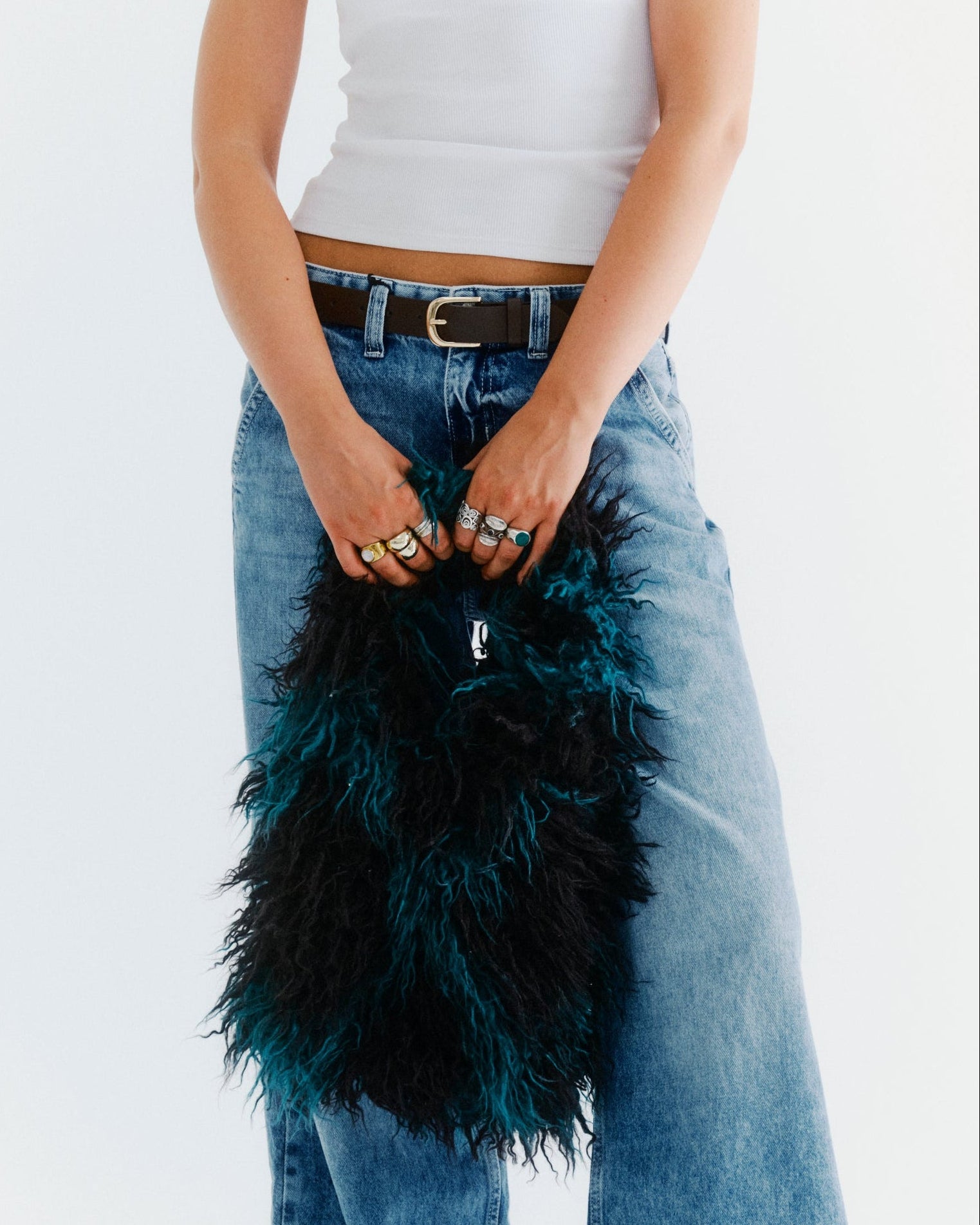 Shaggy Faux Fur Bag
