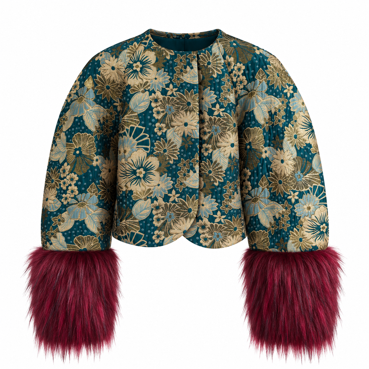 Turquoise Brocade